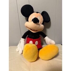 Disney Store Mickey Mouse Plush Stuffed Animal Classic Red Shorts 16 Inch